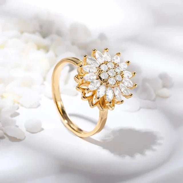 Anillo Girasol Antiestrés