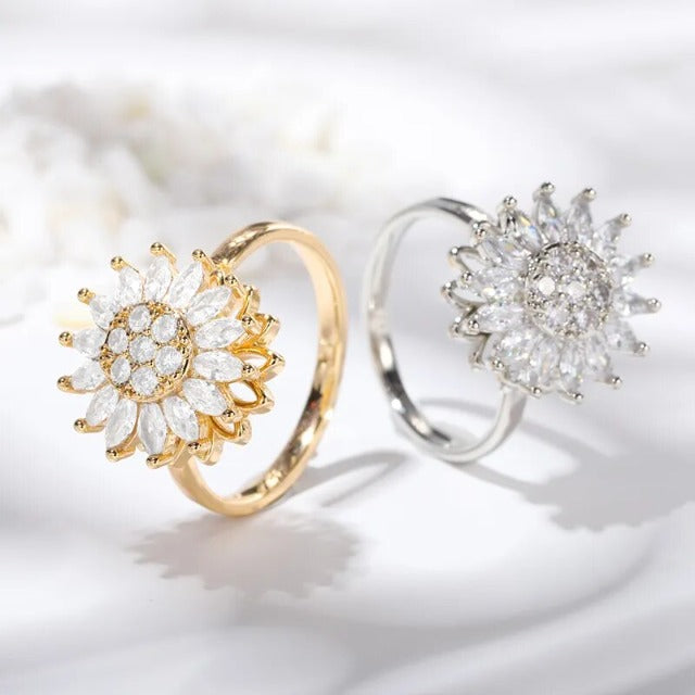Anillo Girasol Antiestrés