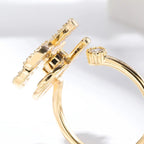 Anillo Girasol Antiestrés oro