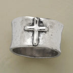 Anillo Vintage Cruz Cristiana