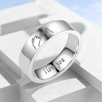 Anillos para Parejas Anillo Love Plata o Plata negra plata