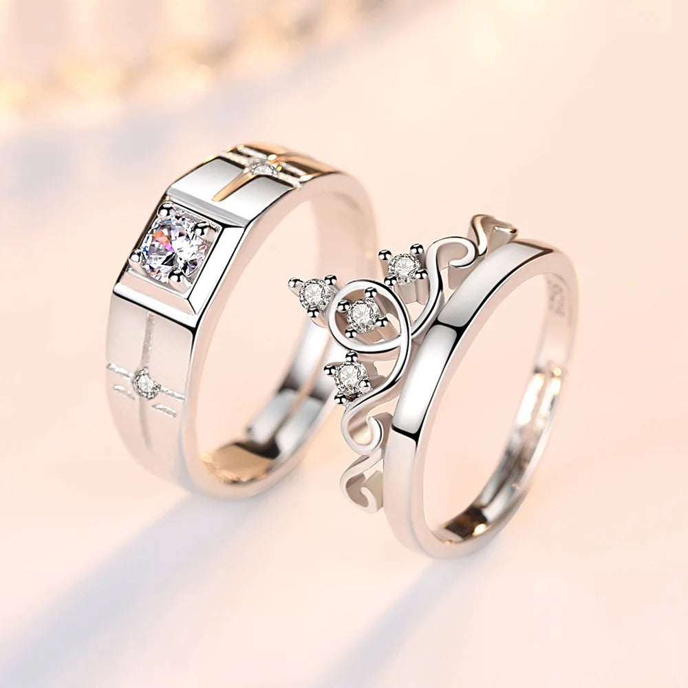 Anillos para Parejas Anillo Reina y Circonio