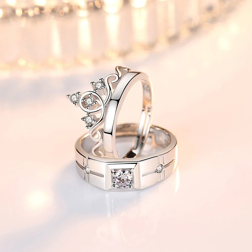 Anillos para Parejas Anillo Reina y Circonio