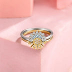 Anillos para Parejas Anillo Sol en Circonia Sol y Luna