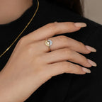 Anillos para Parejas Anillo Sol en Circonia Sol y Luna
