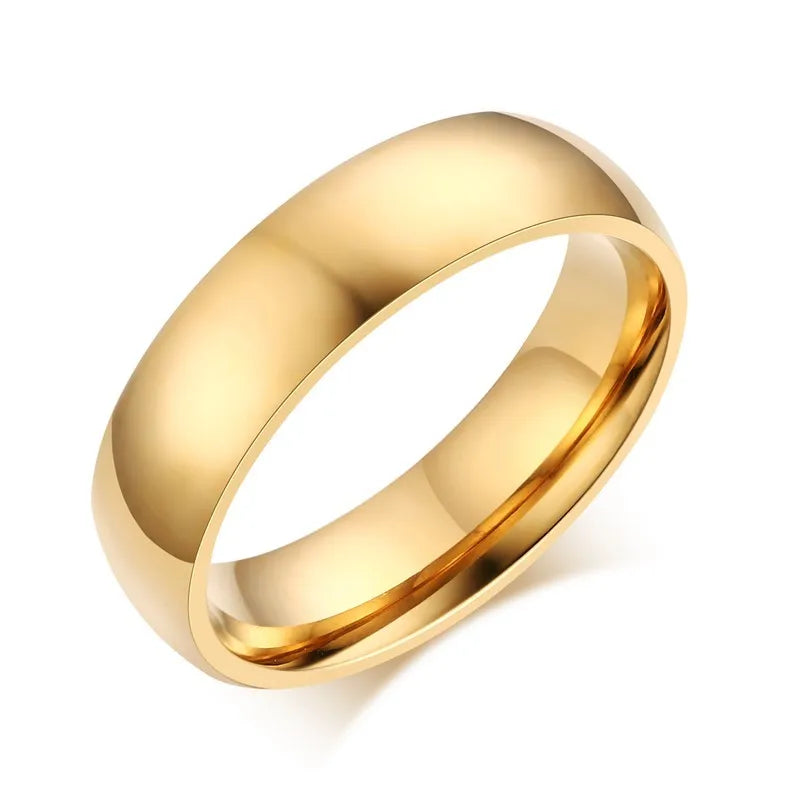 Anillos para Parejas Corazón Anillo Romántico y Circonio oro hombre