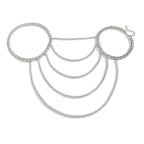 Joya de Hombro Cadena Mujer - Clavícula y Hombro plata