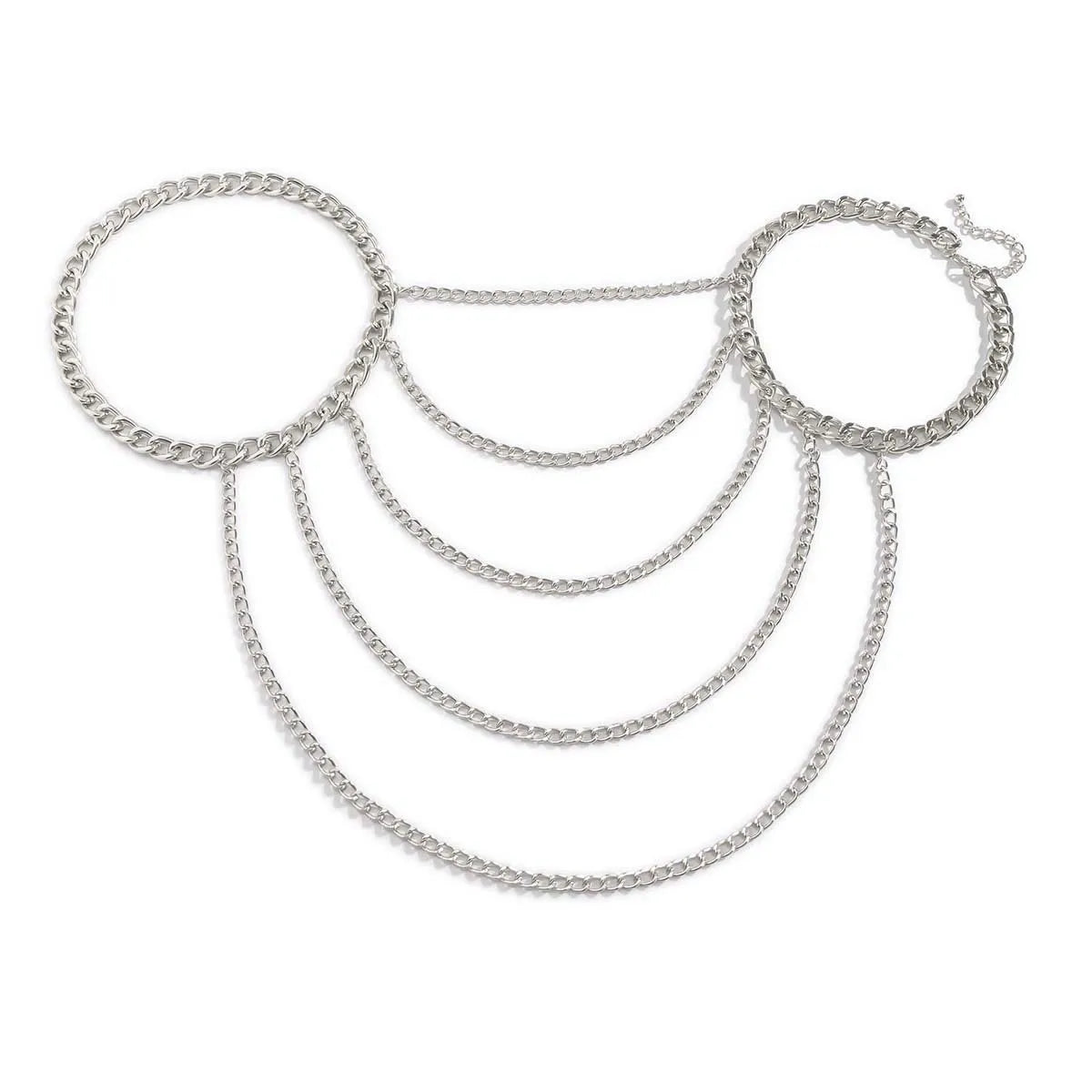 Joya de Hombro Cadena Mujer - Clavícula y Hombro plata