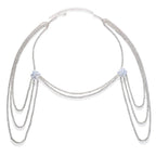 Joya de Hombro para Mujer - Cadena de Clavícula y Hombros en plata