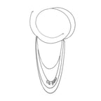 Joya de Hombro para Mujer - Clavícula y Cadena para Brazo y Hombros en plata