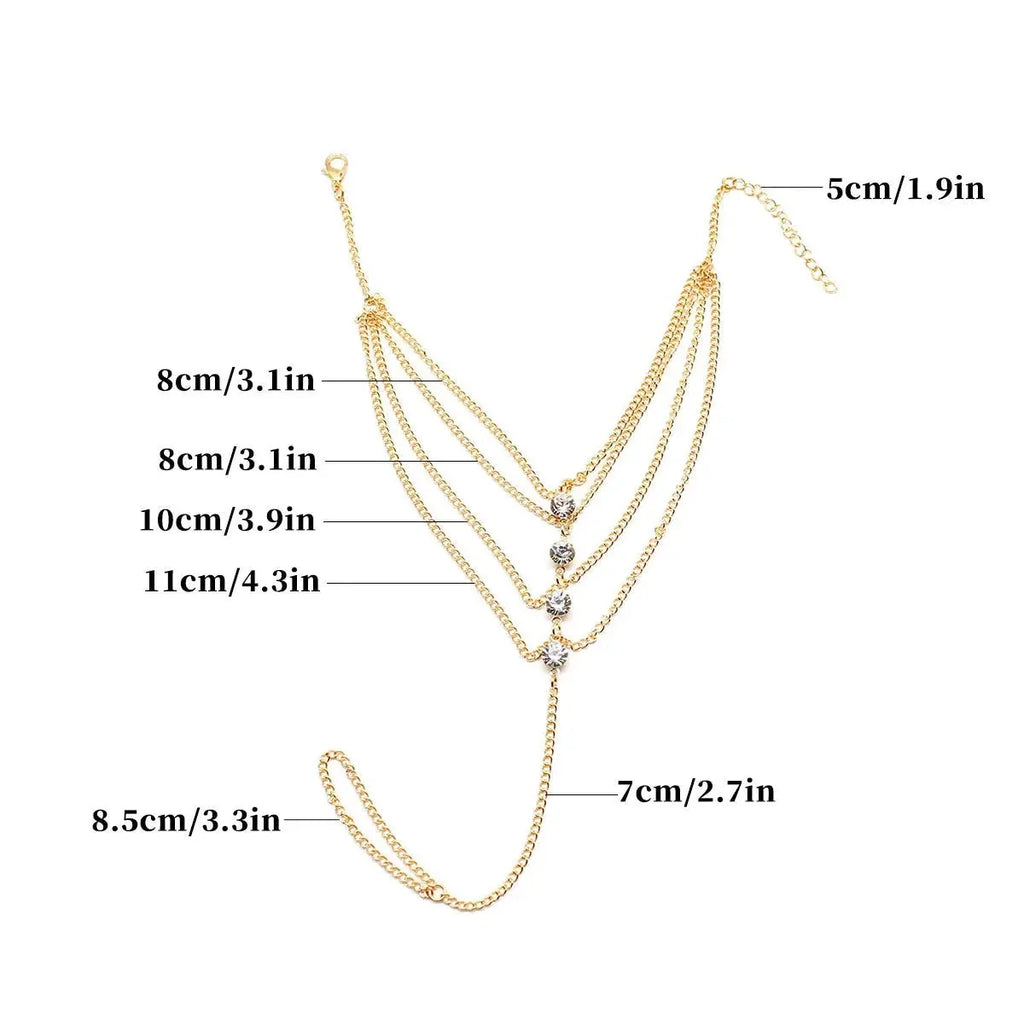 Tobillera de Oro - Cadena de Tobillo para Mujer