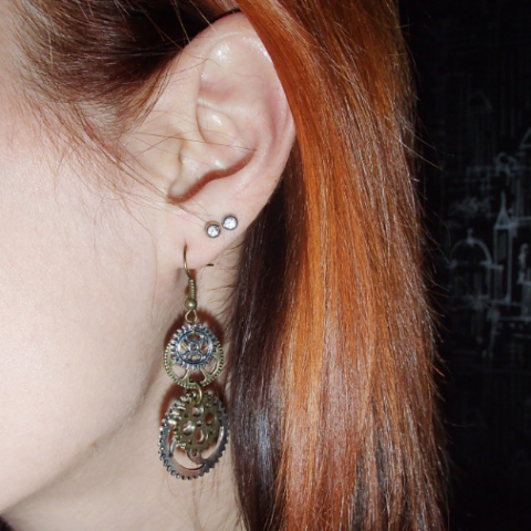 Pendientes Steampunk