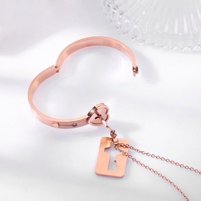 Joyería Dúo para Pareja en oro rosa