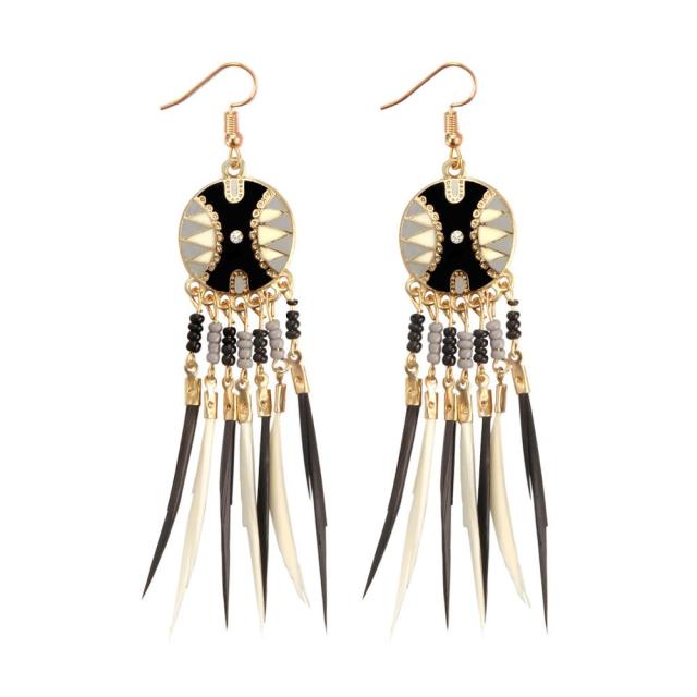 Arete Étnico Africano negro