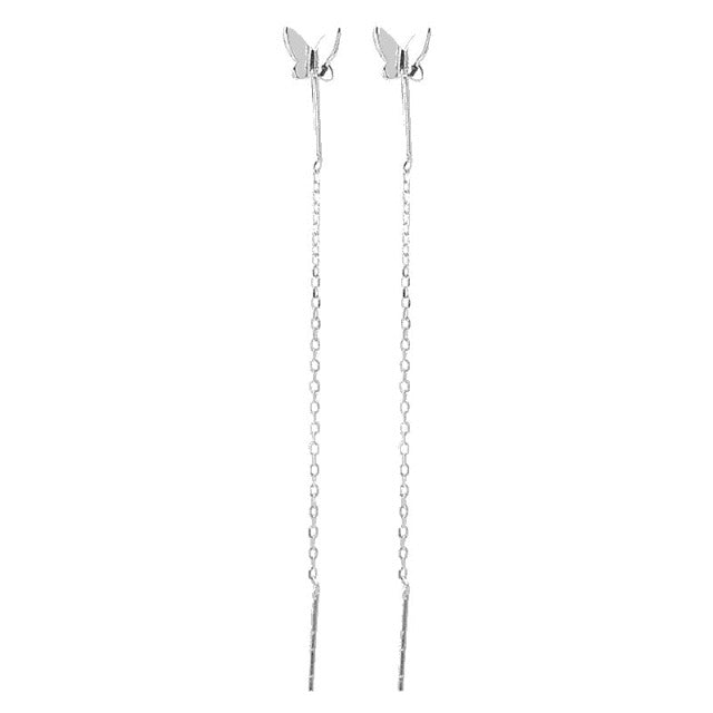 Arete Mariposa plata