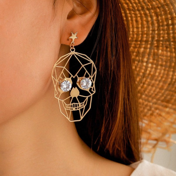 Arete de Calavera para Mujer