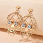 Arete de Calavera para Mujer
