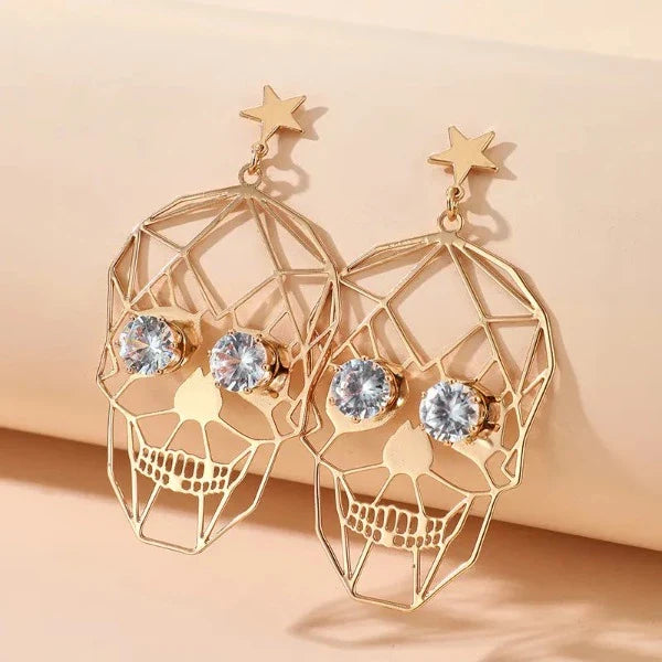 Arete de Calavera para Mujer