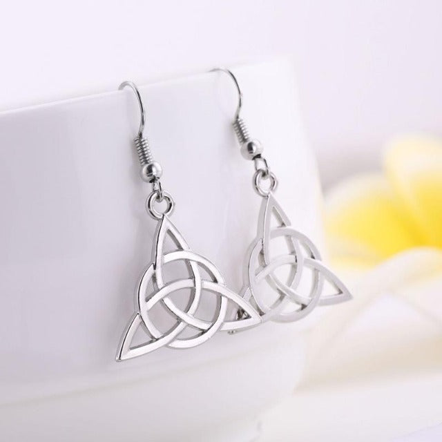 Aretes Celtas color Plata