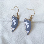 Aretes Gato Cute gris