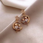 Aretes de Gatos Lindos dorados