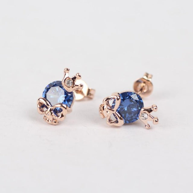Aretes Góticos azules