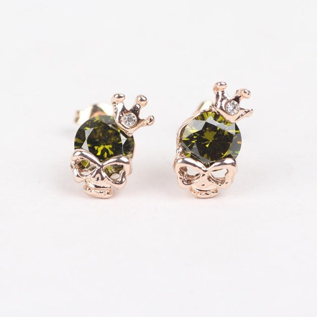 Aretes Góticos verdes