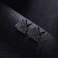 Aretes Viking para Hombre negro