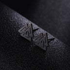 Aretes Viking para Hombre negro