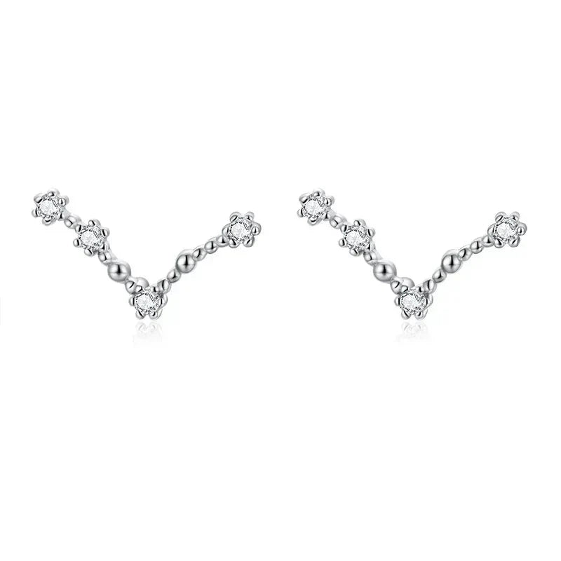 Aretes 12 Constelaciones Signo del Zodiaco Mujer aries