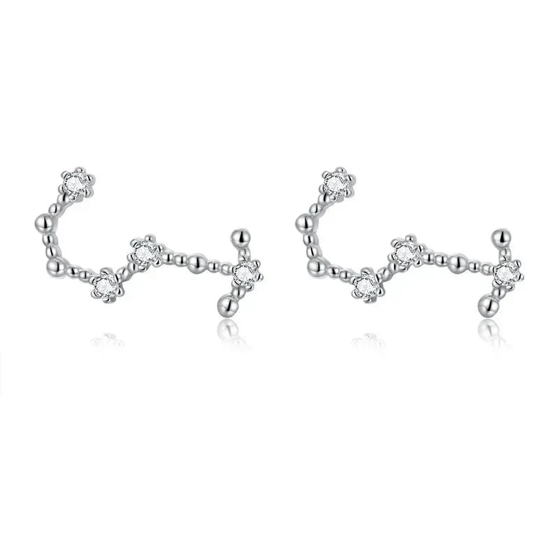 Aretes 12 Constelaciones Signo del Zodiaco Mujer escorpio