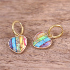 Aretes 7 Chakras con Piedras para Mujer