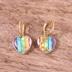 Aretes 7 Chakras con Piedras para Mujer