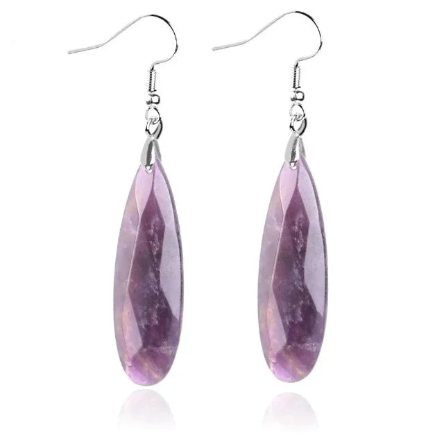 Aretes de Amatista en Plata