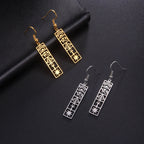 Aretes Cartuchos Jeroglíficos Egipto