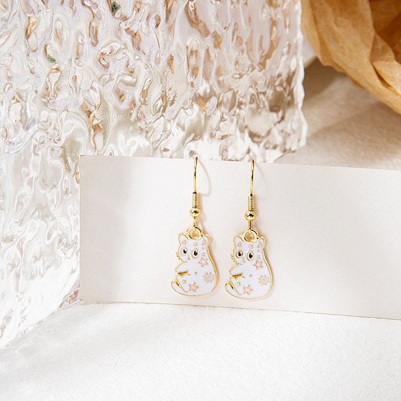 Pendientes Gato Doreado