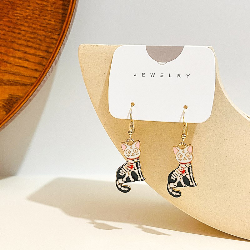 Pendientes Gato Doreado