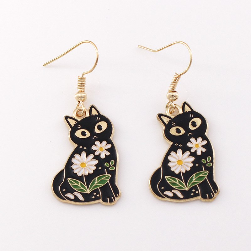 Pendientes Gato Doreado
