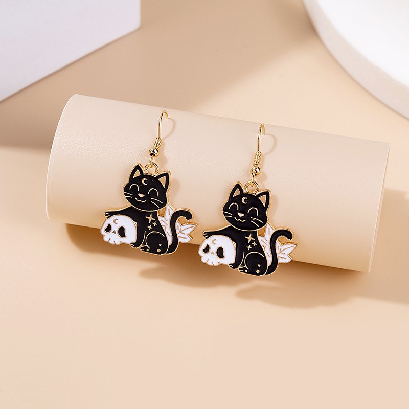 Pendientes Gato Doreado