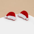 Pendientes de Clavo Mug con Copo de Nieve

