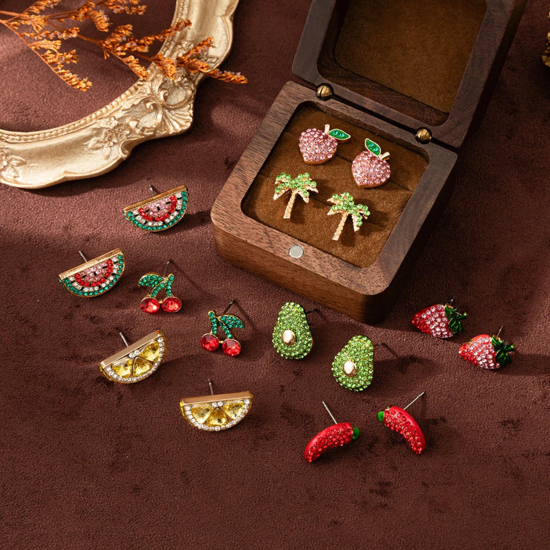 Aretes de Clavo Palma para Mujer