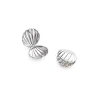 Aretes de Concha de Vieira en Plata
