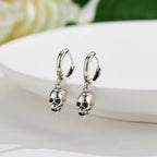 Pendientes de Aro con Calavera