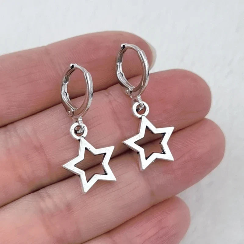 Pendientes de Aro Estrella para Hombre o Mujer