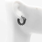 Aretes de Aro Góticos con Calavera