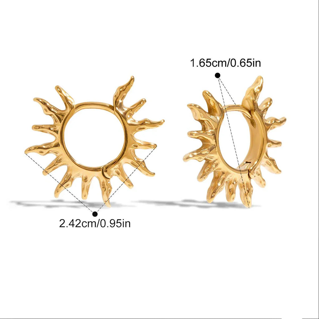 Aretes Aros Sol