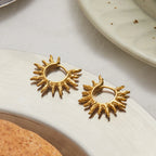 Aretes Aros Sol