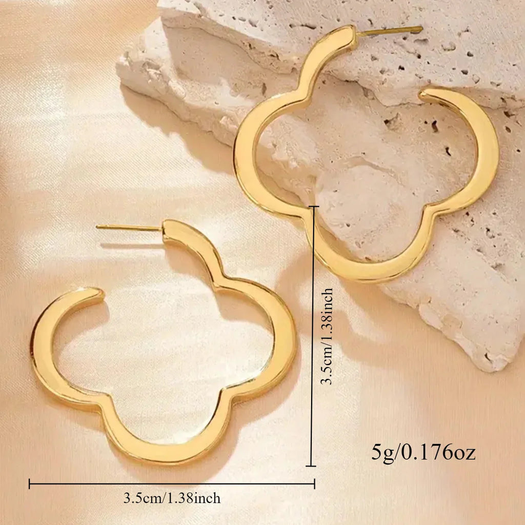 Aretes Aros Trébol
