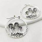 Aretes Aros Vintage de Champiñones