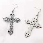 Aretes de Cruz Estilo Gótico para Mujer